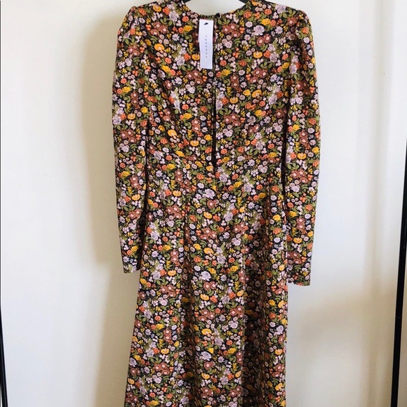 Top shop Floral Midi Dress - Picture 6 of 6